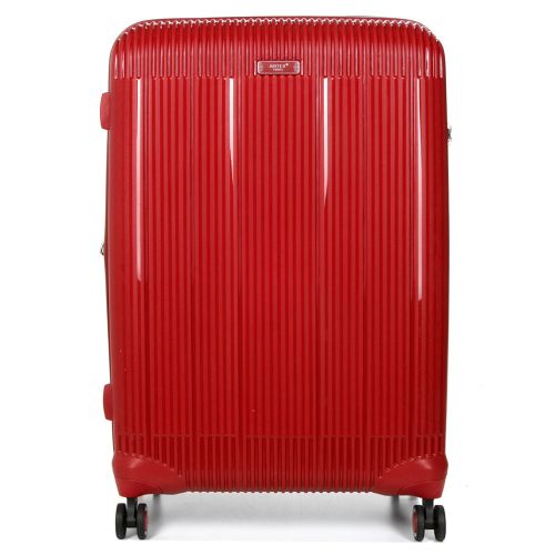 Чемодан дорожный Большой (L) Полипропилен Airtex 637 96 л 75х49х29 Красный (Red)
