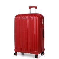 Чемодан дорожный Большой (L) Полипропилен Airteх 637 96 л 75х49х29 Красный (Red)