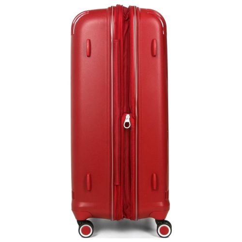 Чемодан дорожный Большой (L) Полипропилен Airtex 637 96 л 75х49х29 Красный (Red)