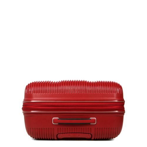 Чемодан дорожный Большой (L) Полипропилен Airtex 637 96 л 75х49х29 Красный (Red)