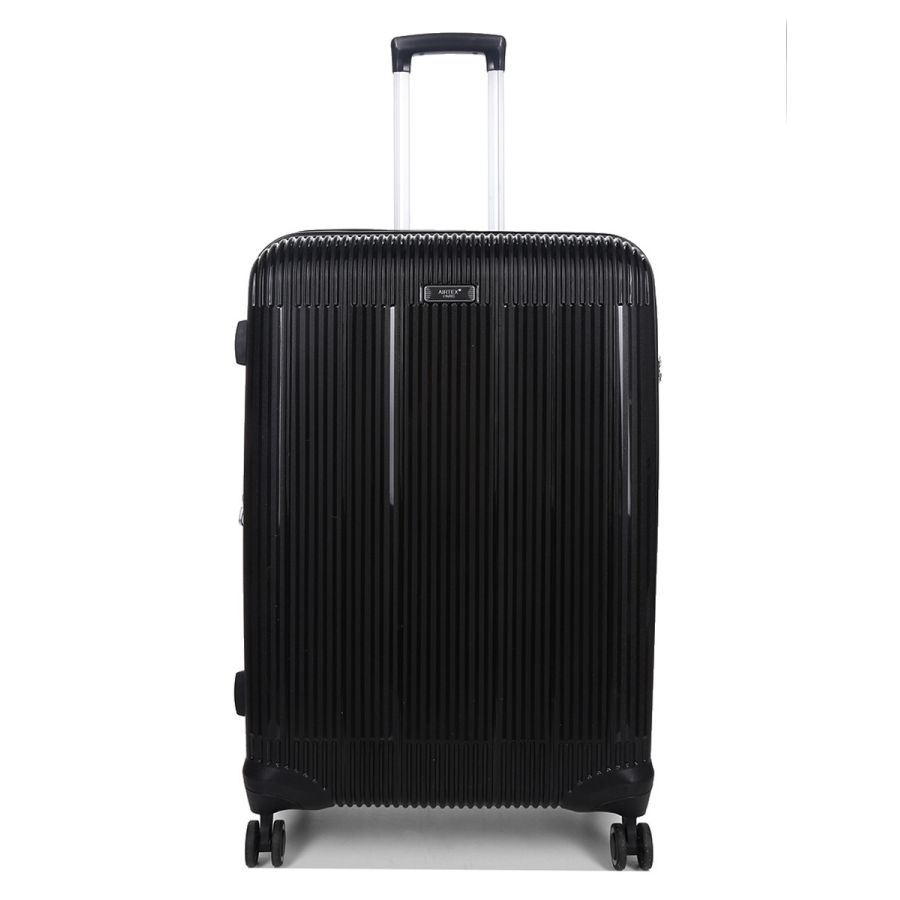 Чемодан дорожный Большой (L) Полипропилен Airtex 637 96 л 75х49х29 Черный (Black)