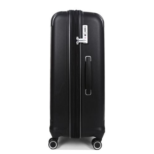 Чемодан дорожный Большой (L) Полипропилен Airtex 637 96 л 75х49х29 Черный (Black)