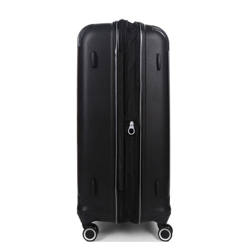 Чемодан дорожный Большой (L) Полипропилен Airtex 637 96 л 75х49х29 Черный (Black)