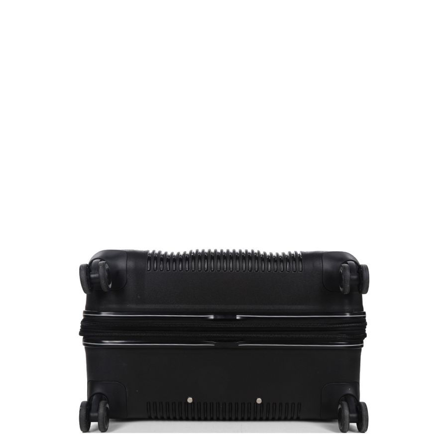 Чемодан дорожный Большой (L) Полипропилен Airtex 637 96 л 75х49х29 Черный (Black)