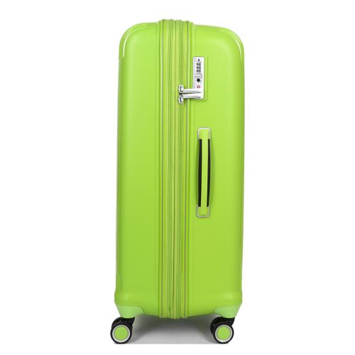 Чемодан дорожный Большой (L) Полипропилен Airtex 637 96 л 75х49х29 Салатовый (Limon)