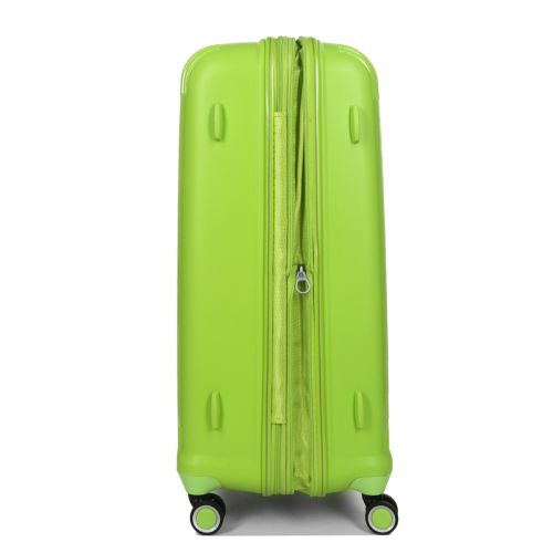 Чемодан дорожный Большой (L) Полипропилен Airtex 637 96 л 75х49х29 Салатовый (Limon)