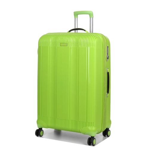 Чемодан дорожный Большой (L) Полипропилен Airtex 637 96 л 75х49х29 Салатовый (Limon)