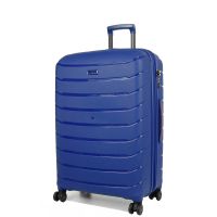 Чемодан дорожный большой (L) полипропилен Snowball 61303 Cologne 92,5 л 75х49х28 см Синий