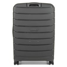 Чемодан дорожный большой (L) полипропилен Snowball 61303 Cologne 92,5 л 75х49х28 см Серый