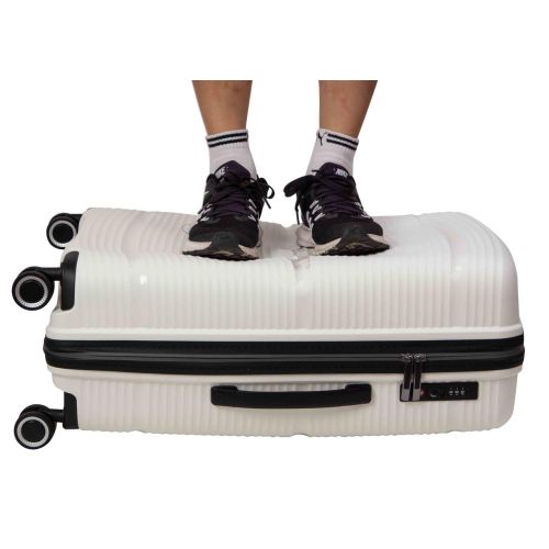 Чемодан Гигант XL Полипропилен Snowball 94103 Франция 105л 77х51х31см Белый