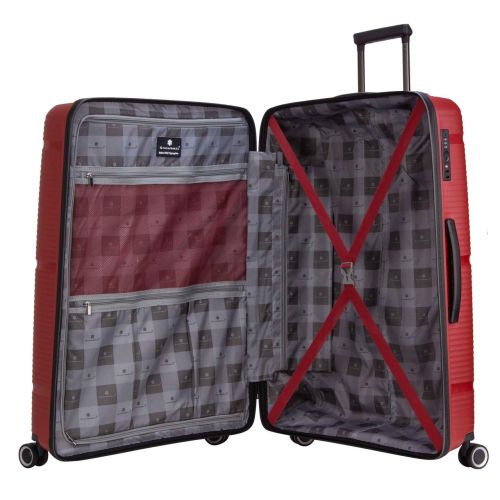 Чемодан Гигант XL Полипропилен Snowball 94103 Франция 105л 77х51х31см Красный