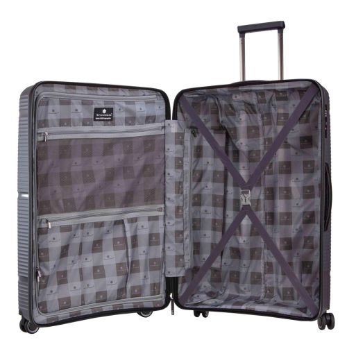 Чемодан Гигант XL Полипропилен Snowball 94103 Франция 105л 77х51х31см Серый