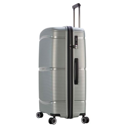 Чемодан Гигант XL Полипропилен Snowball 94103 Франция 105л 77х51х31см Серебряный