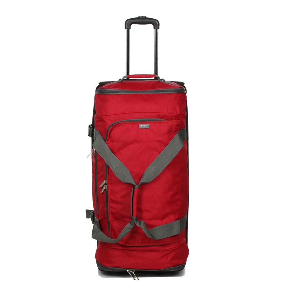 Сумка на колесах Большая (L) Airtex 819 Adrastée 80х37x40 см 88 л Красная (Red)