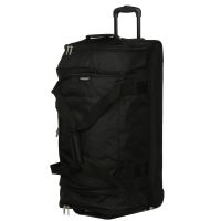 Большая сумка на колесах Airteх 819 Adrastée 80х37х40 см 88 л Черная (Black)