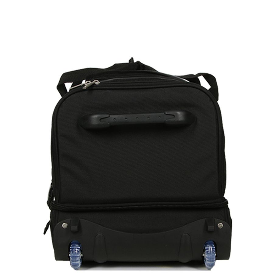 Большая сумка на колесах Airtex 819 Adrastée 80х37x40 см 88 л Черная (Black)