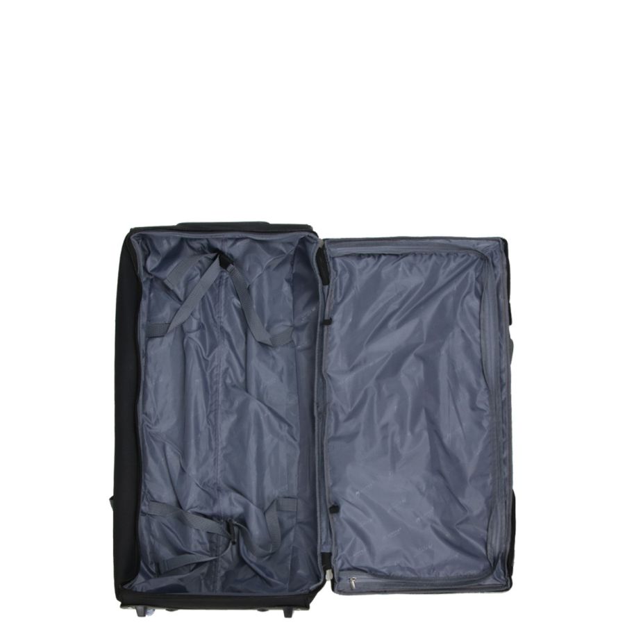 Большая сумка на колесах Airtex 819 Adrastée 80х37x40 см 88 л Черная (Black)