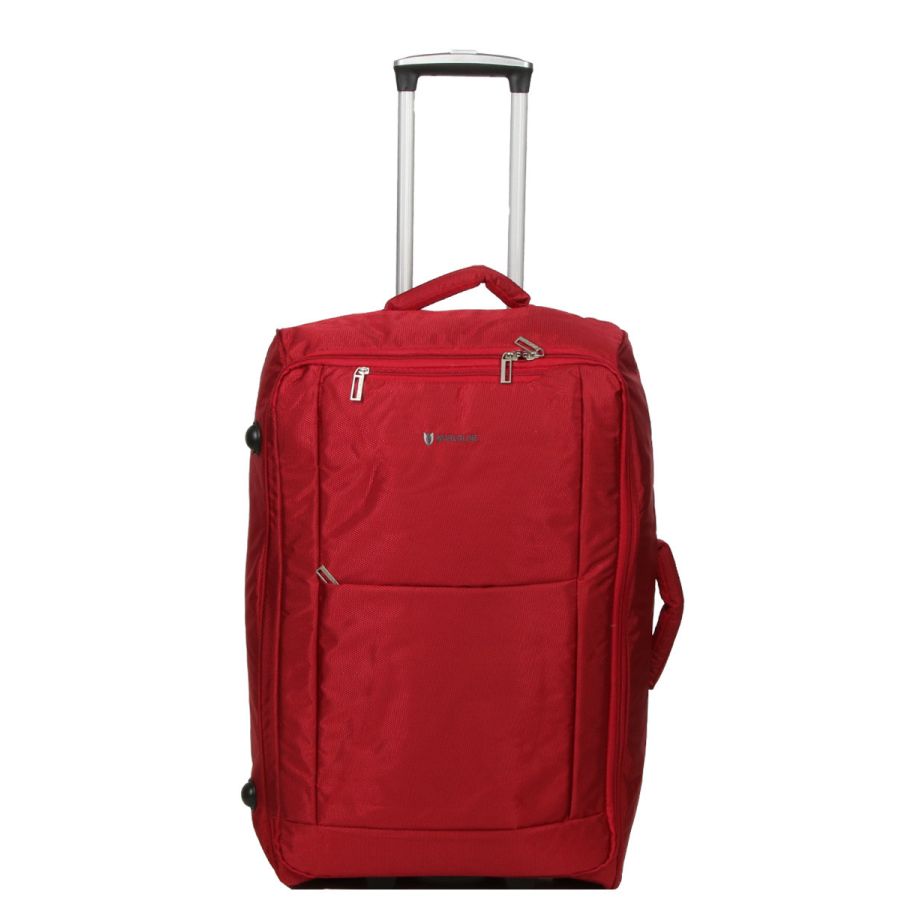Чемодан Средний+ (M+) тканевый на 2 колесах Airtex 525 Queluz 68x40x22см 60л Красный