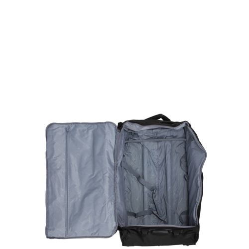 Чемодан Средний+ (M+) тканевый на 2 колесах Airtex 525 Queluz 68x40x22см 60л Черный