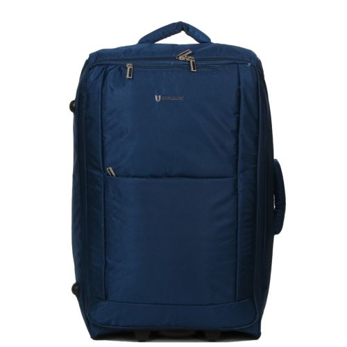 Чемодан Средний+ (M+) тканевый на 2 колесах Airtex 525 Queluz 68x40x22см 60л Синий