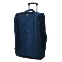 Чемодан Средний+ (M+) тканевый на 2 колесах Airteх 525 Queluz 68х40х22см 60л Синий