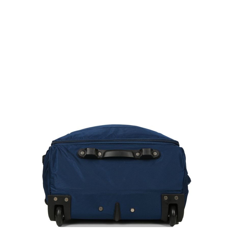 Чемодан Средний+ (M+) тканевый на 2 колесах Airtex 525 Queluz 68x40x22см 60л Синий