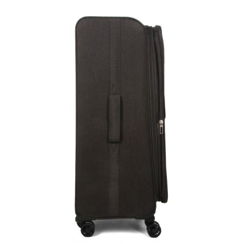 Чемодан Гигант (XL) тканевый Airtex Worldline Tirana 608 на 4 колесах 75x46x28см 100л Серый