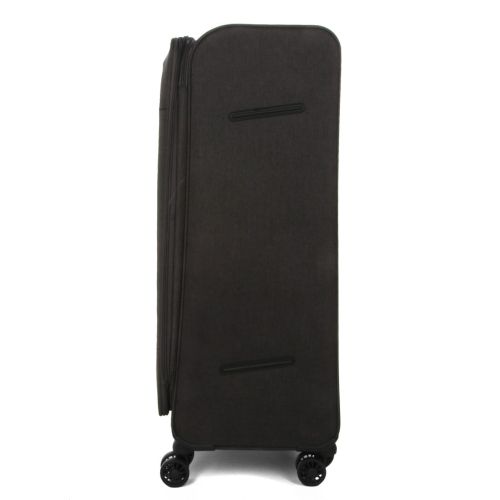 Чемодан Гигант (XL) тканевый Airtex Worldline Tirana 608 на 4 колесах 75x46x28см 100л Серый