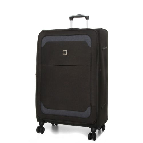 Чемодан Гигант (XL) тканевый Airtex Worldline Tirana 608 на 4 колесах 75x46x28см 100л Серый