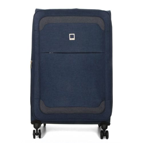 Чемодан Гигант (XL) тканевый Airtex Worldline Tirana 608 на 4 колесах 75x46x28см 100л Синий