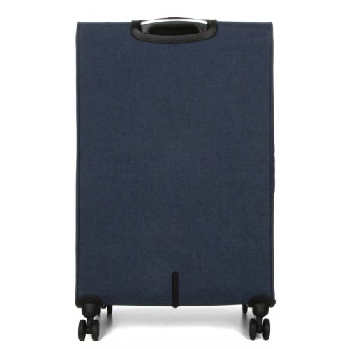 Чемодан Гигант (XL) тканевый Airtex Worldline Tirana 608 на 4 колесах 75x46x28см 100л Синий