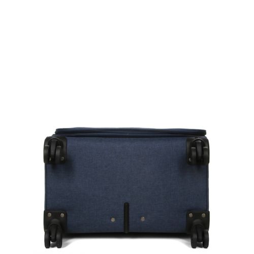 Чемодан Гигант (XL) тканевый Airtex Worldline Tirana 608 на 4 колесах 75x46x28см 100л Синий