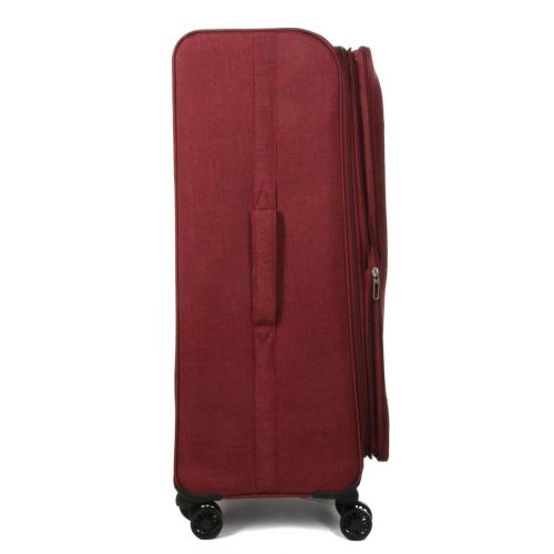 Чемодан Большой (L) тканевый Airtex Worldline Tirana 608 на 4 колесах 75x46x28см 100л Бордовый