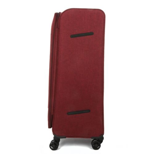 Чемодан Большой (L) тканевый Airtex Worldline Tirana 608 на 4 колесах 75x46x28см 100л Бордовый