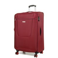 Чемодан Большой 78х47х30 тканевый Airteх 825 на 4 колесах Бордовый