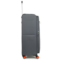 Чемодан Большой 78х47х30 тканевый Airteх 825 на 4 колесах Серый