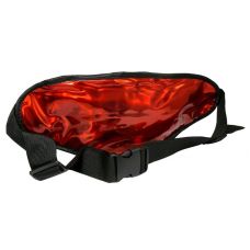 Голограмная поясная сумка Loren SS112 Красная