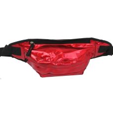 Голограмная поясная сумка Loren SS112 Красная
