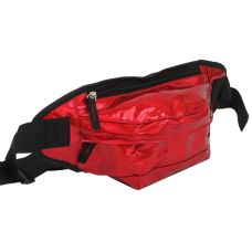 Голограмная поясная сумка Loren SS112 Красная