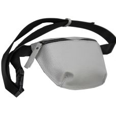 Женская кожаная сумка на пояс Borsacomoda  908.016 Светло-серая