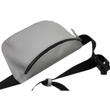 Женская кожаная сумка на пояс Borsacomoda  908.016 Светло-серая